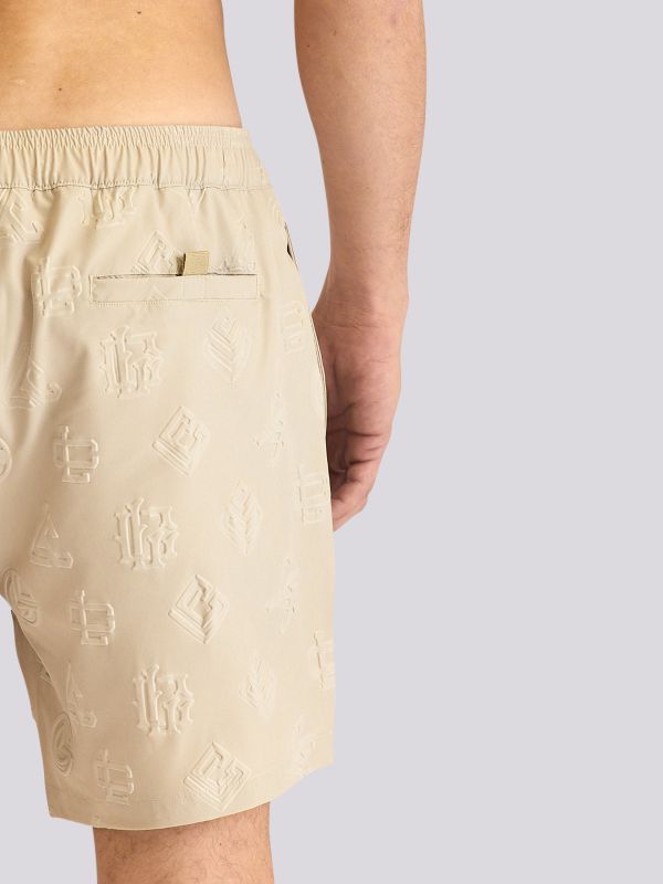 בגד ים לגברים בהדפס מוטבע