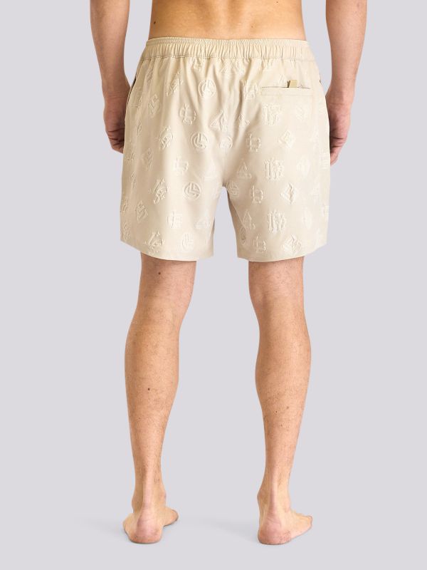 בגד ים לגברים בהדפס מוטבע