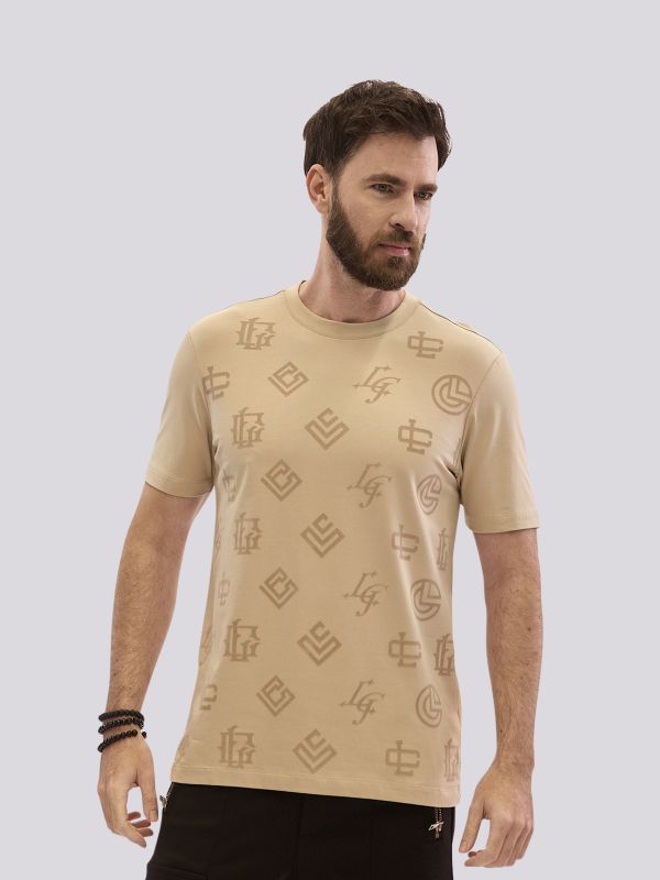 טישירט בהדפס לגברים