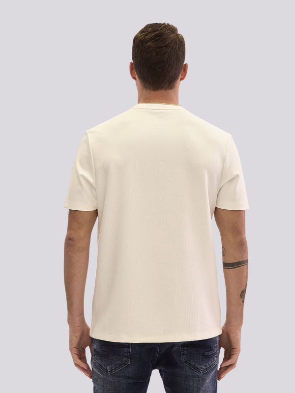 חולצת טי-שרט קלאסית עם לוגו המותג לגברים