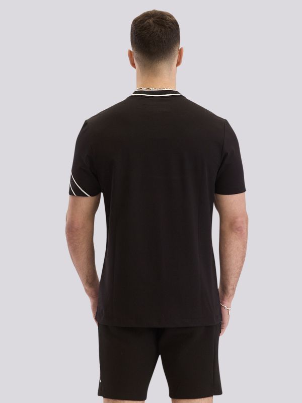 חולצת טי-שרט עם הדפס לוגו בולט לגברים