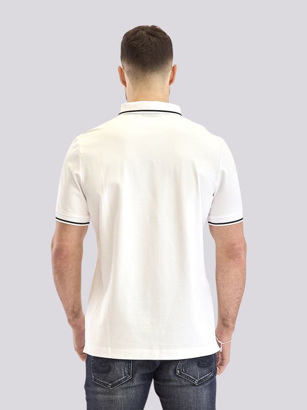 חולצת פולו אופנתית עם סגירת רוכסן לגברים