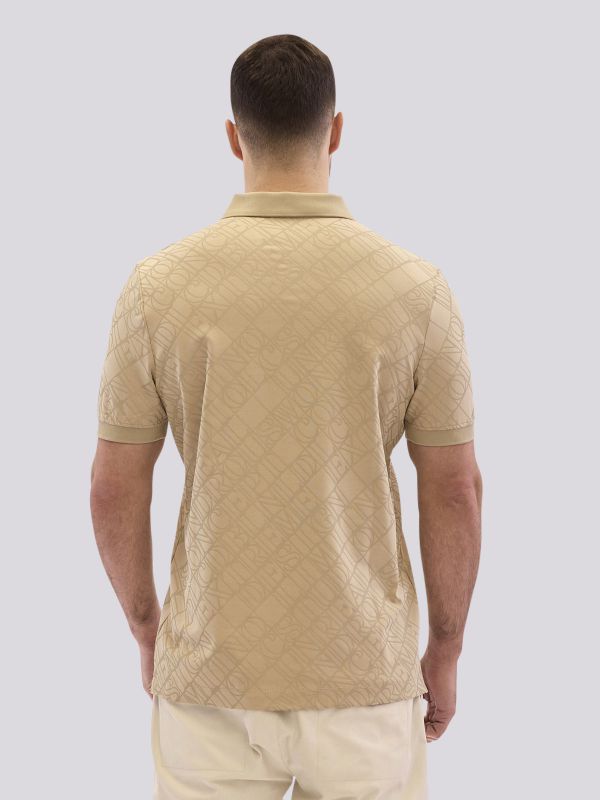 חולצת פולו בהדפס