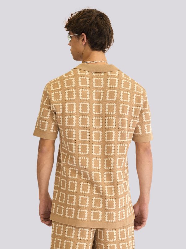 סט סרוג בהדפס