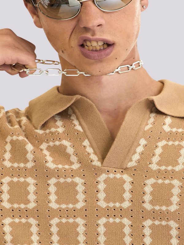 סט סרוג בהדפס