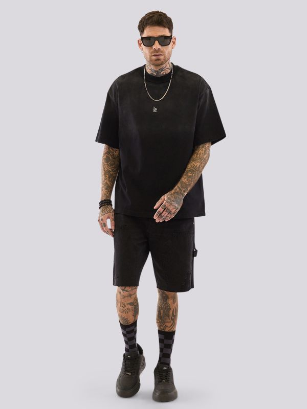 חולצת טי-שרט אוברסייז בגזרה רחבה לגברים