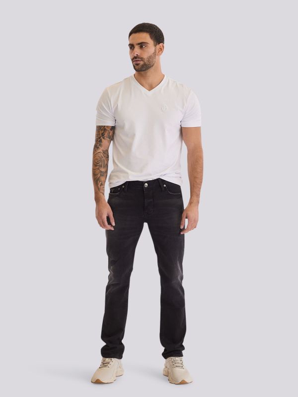 מכנסי ג’ינס בגזרה ישרה לגברים