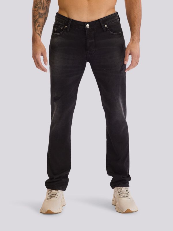 מכנסי ג’ינס בגזרה ישרה לגברים