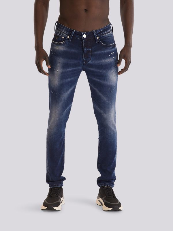 מכנסי ג’ינס בגזרת סלים דגם RINO לגברים