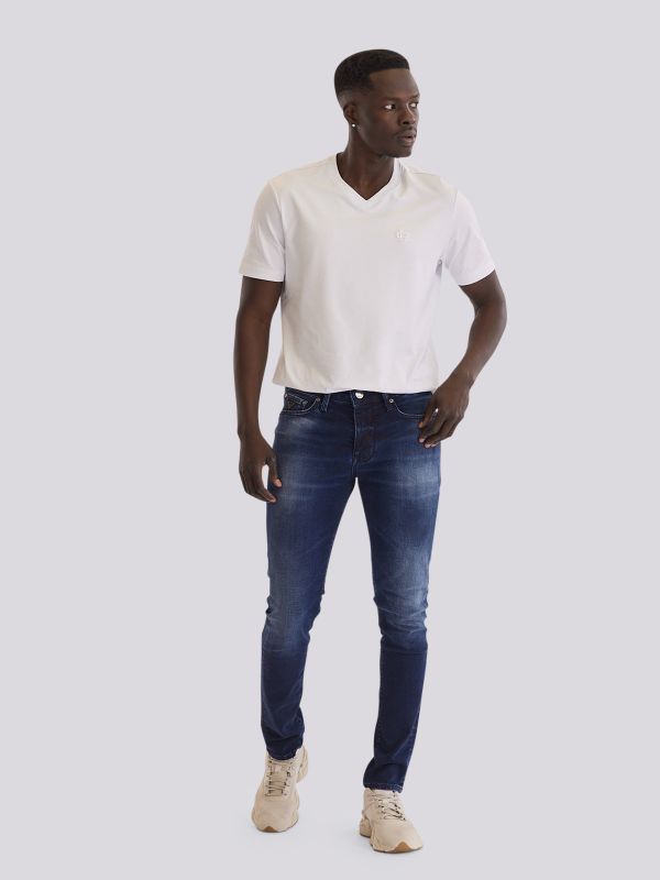 מכנסי ג’ינס בגזרת סלים דגם RINO לגברים