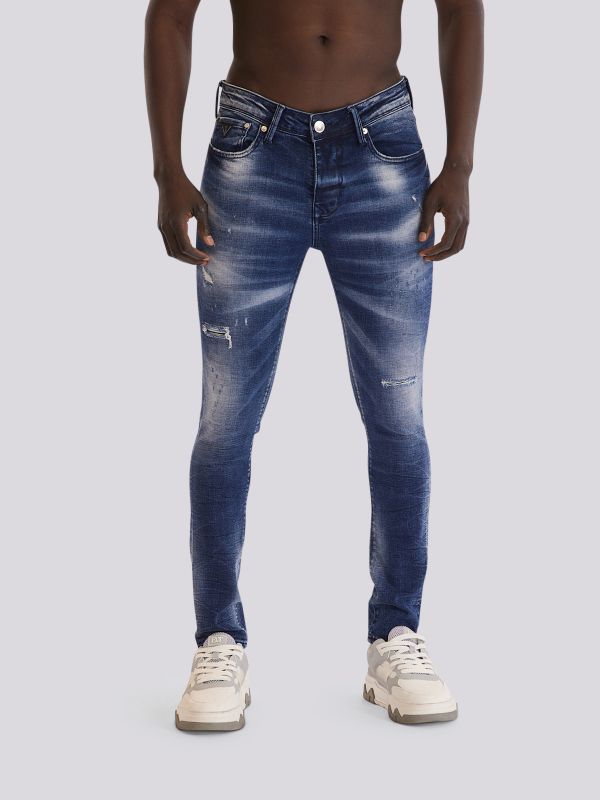 מכנסי ג’ינס בגזרת סקיני דגם TORO לגברים