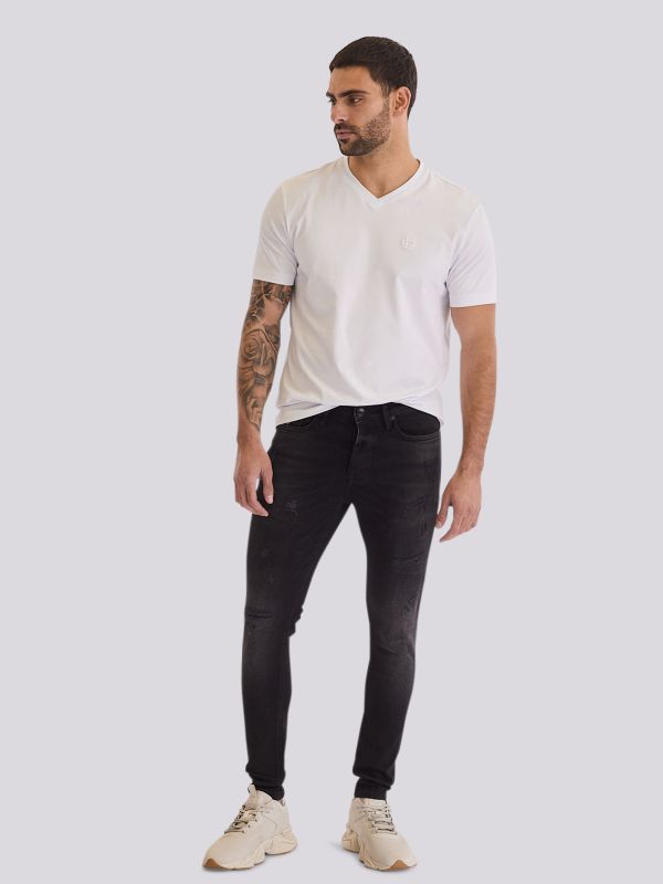 מכנסי ג’ינס בגזרת סקיני דגם TORO לגברים