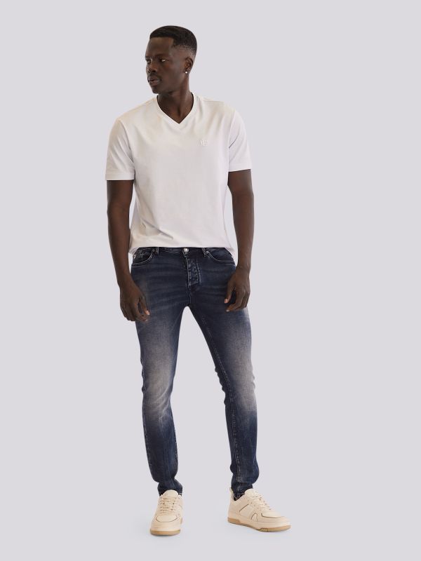 מכנסי ג’ינס בגזרת סקיני דגם TORO לגברים