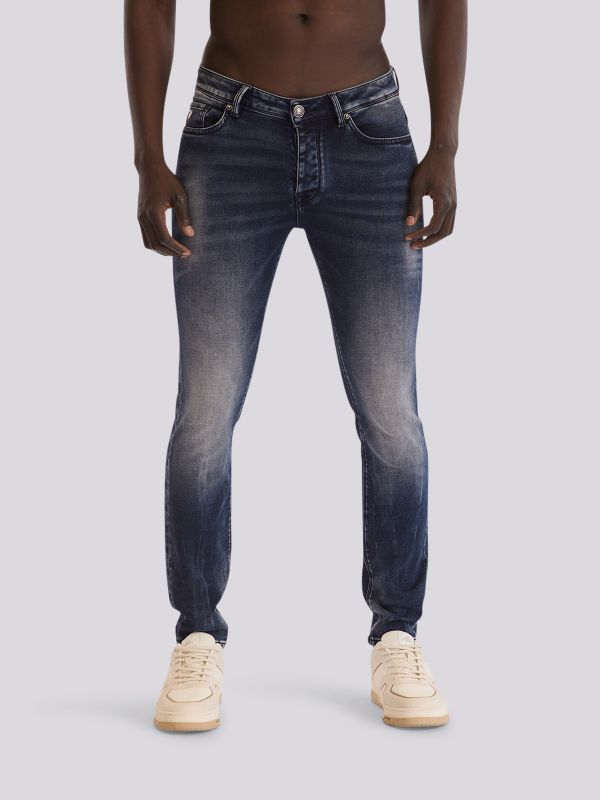 מכנסי ג’ינס בגזרת סקיני דגם TORO לגברים