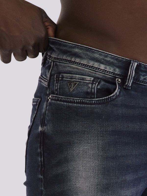 מכנסי ג’ינס בגזרת סקיני דגם TORO לגברים