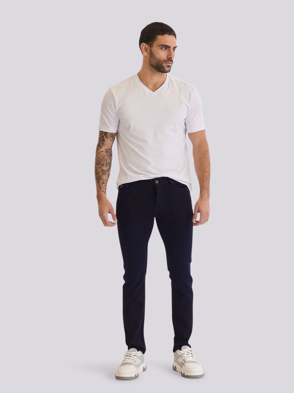 מכנסי ג’ינס ג’וג בגזרת סלים דגם RINO לגברים