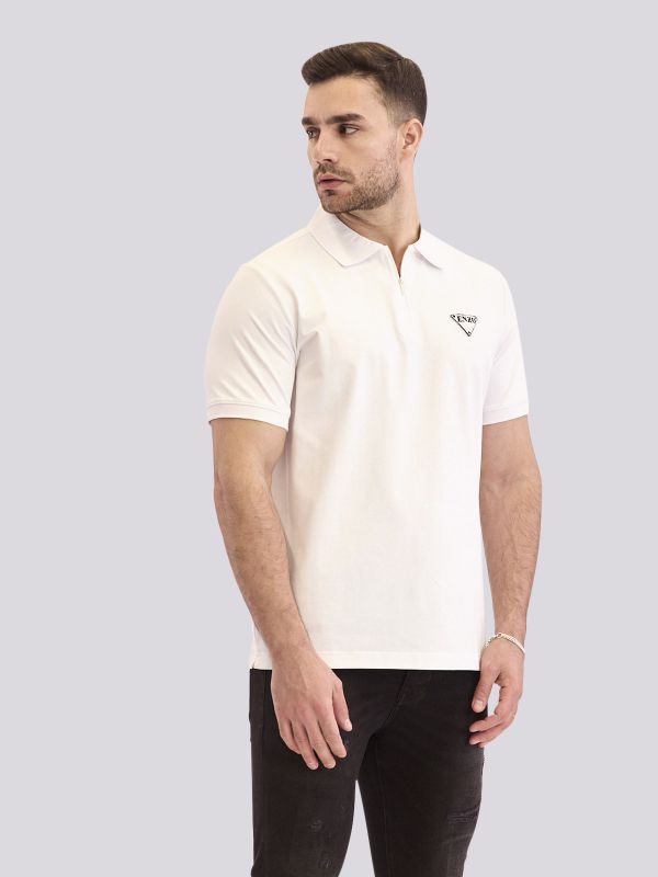 חולצת טי-שרט עם הדפס טיפוגרפי וגרפי משולב לגברים