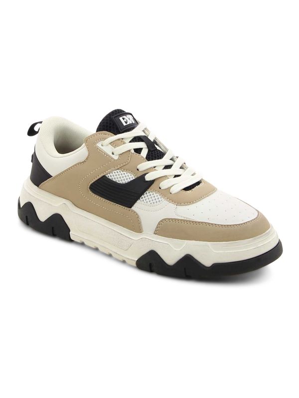 נעלי סניקרס במראה עור קלאסי לגברים