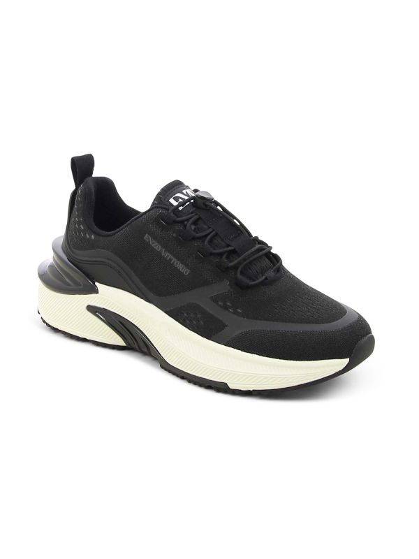 נעלי סניקרס ” ספורט-אלגנט”  עם סוליה לבנה לגברים