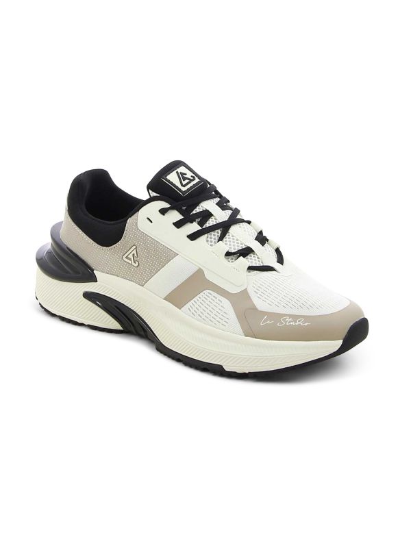 נעלי סניקרס עם שילובי טקסטורה ודירוגי צבע לגברים