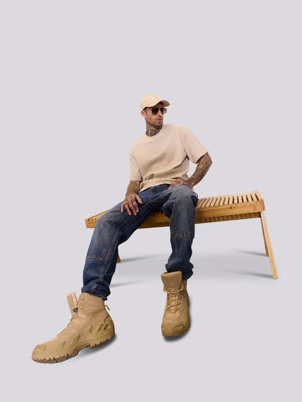 חולצת טי-שרט אוברסייז בייסיק איכותית לגברים