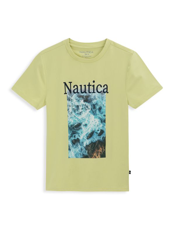 טישירט עם הדפס NAUTICA דו צדדי לילדים