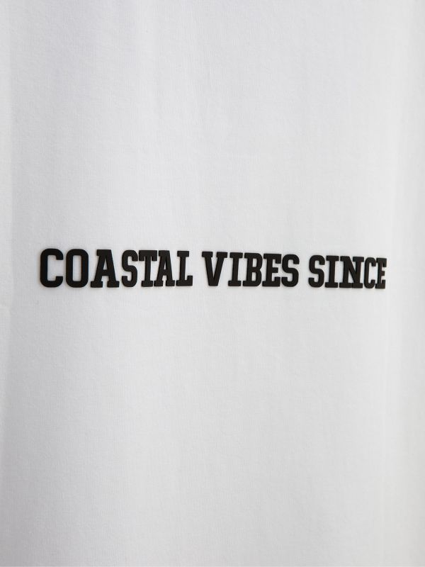 טישירט NAUTICA עם הדפס דו צדדי לילדים