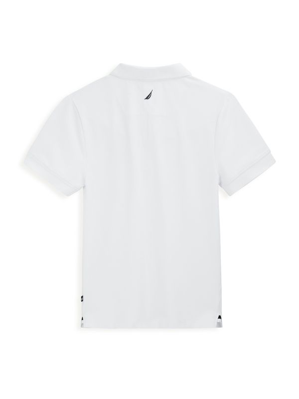 חולצת פולו קצרה עם הדפס לילדים