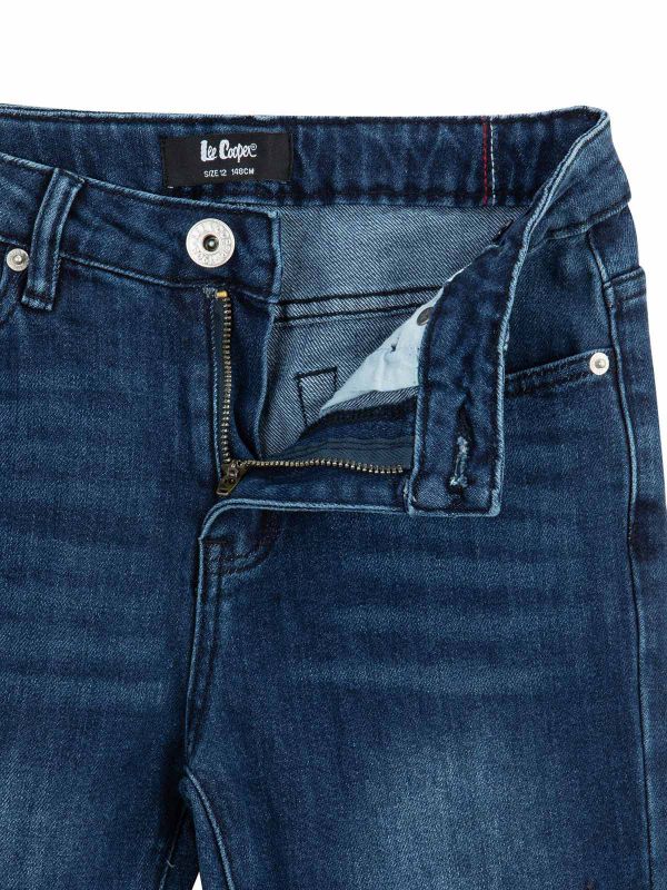 מכנסי ג’ינס כחולים ארוכים לילדים