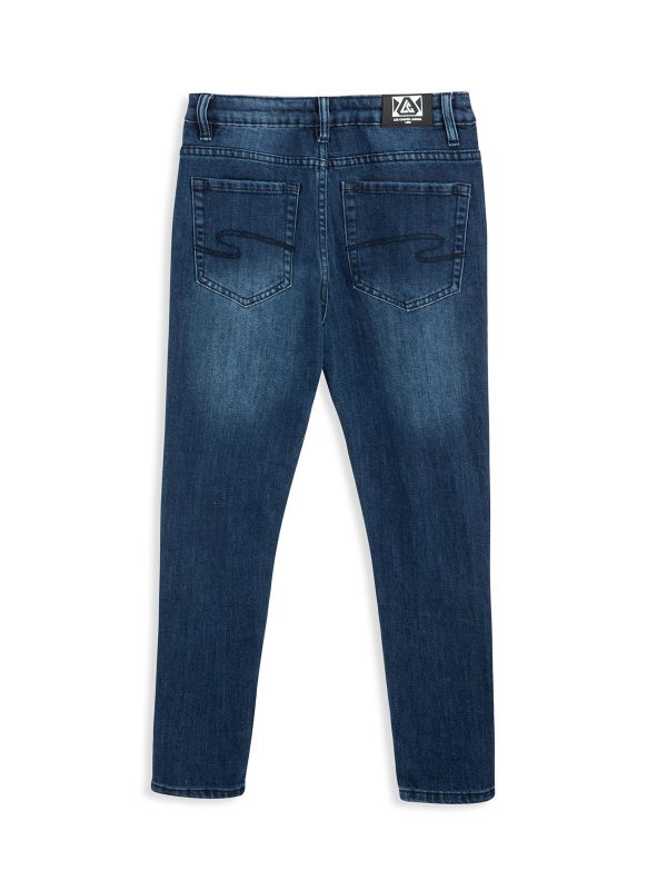 מכנסי ג’ינס כחולים ארוכים לילדים