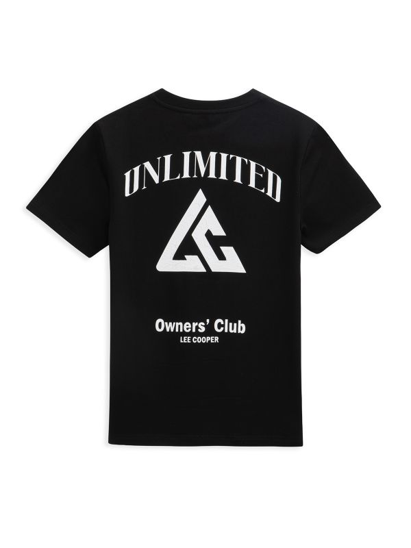 טי שירט קצרה עם הדפס דו צדדי לילדים