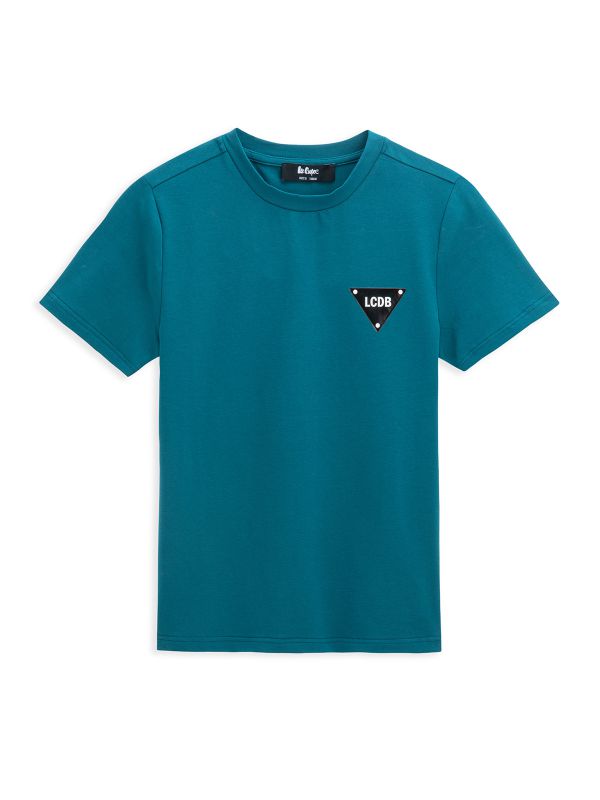 טי שירט קצרה עם הדפס דו צדדי לילדים