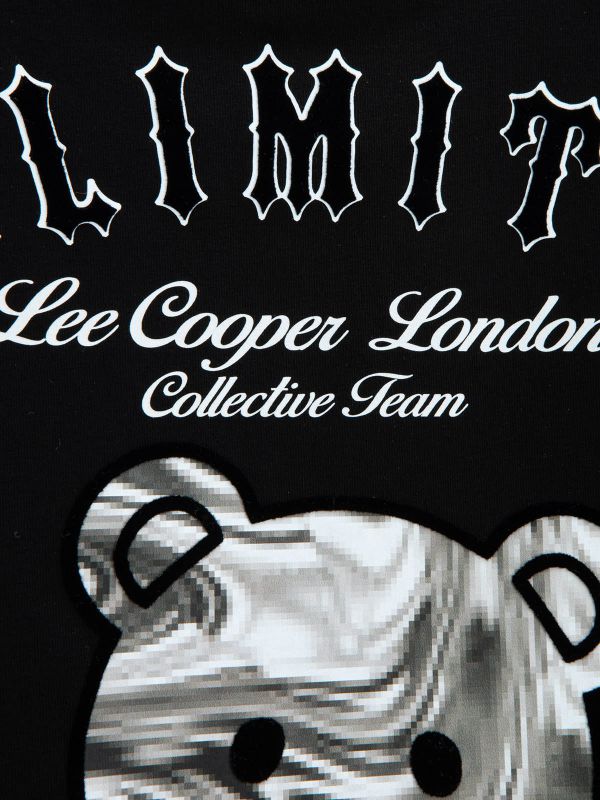 טי שירט קצרה עם הדפס דובי לילדים