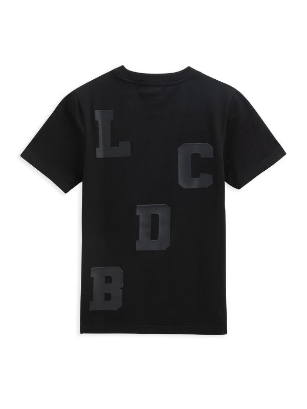 טי שירט קצרה עם הדפס דו צדדי לילדים