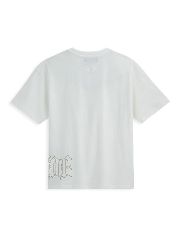 טי שירט אוברסייז עם טקסטורה לילדים