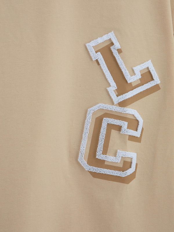 טי שירט קצרה עם הדפס דו צדדי לילדים