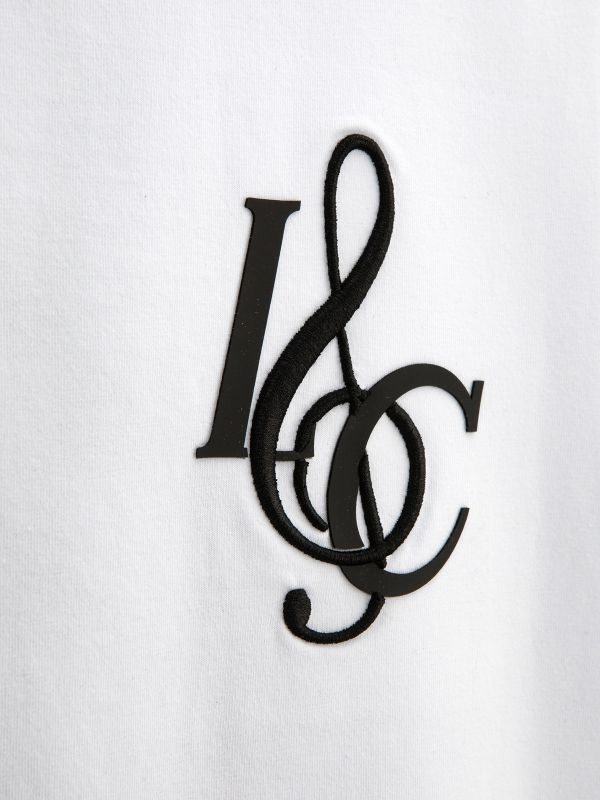 טי שירט קצרה עם הדפס דו צדדי לילדים