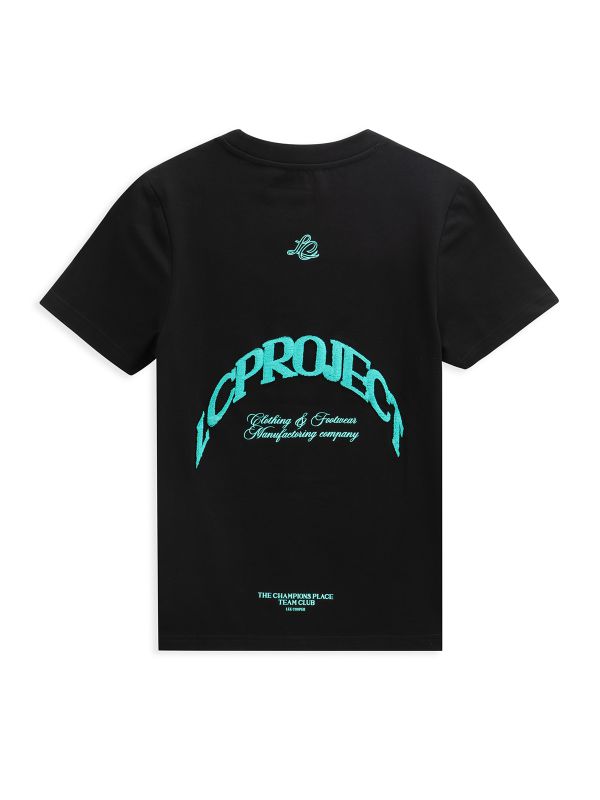 טי שירט קצרה עם הדפס דו צדדי לילדים