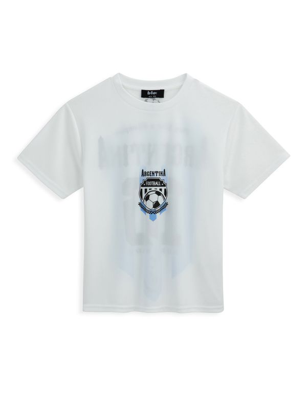 טישירט בהדפס ספורט לילדים