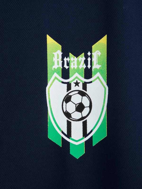 טישירט בהדפס ספורט לילדים