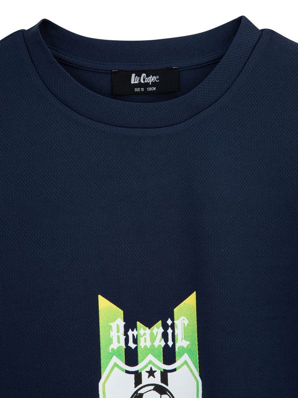 טישירט בהדפס ספורט לילדים