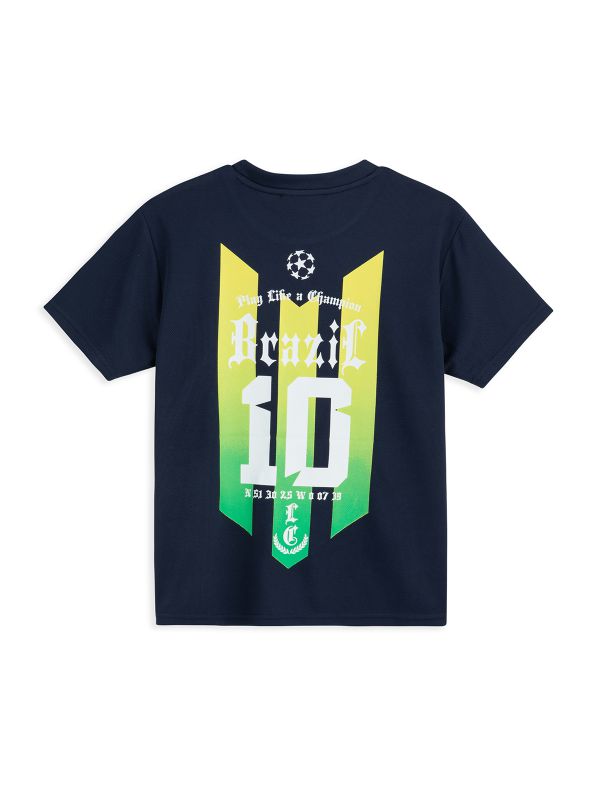 טישירט בהדפס ספורט לילדים