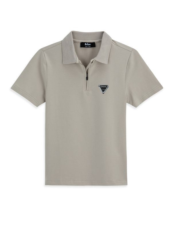 חולצת פולו עם רוכסן לילדים