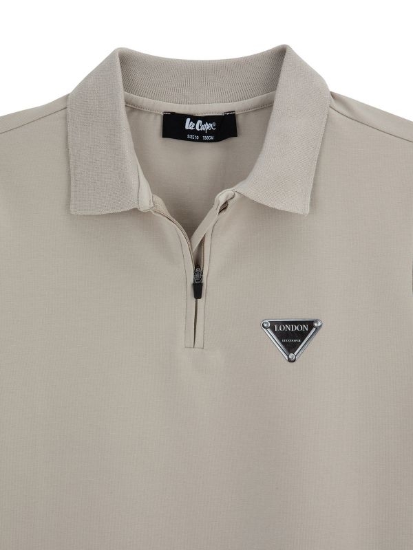 חולצת פולו עם רוכסן לילדים