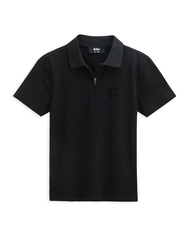 חולצת פולו עם רוכסן לילדים