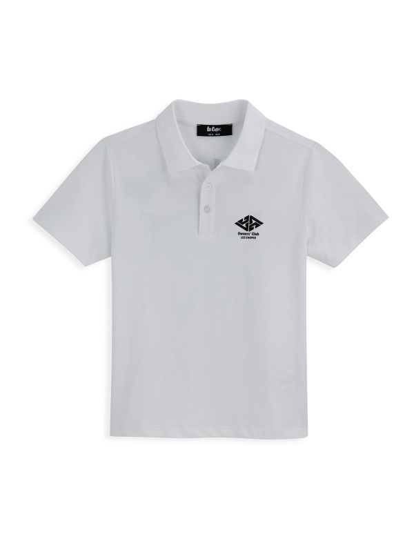 חולצת פולו עם הדפס לילדים