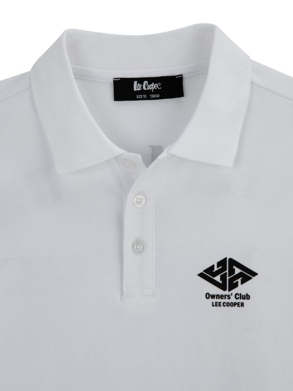 חולצת פולו עם הדפס לילדים