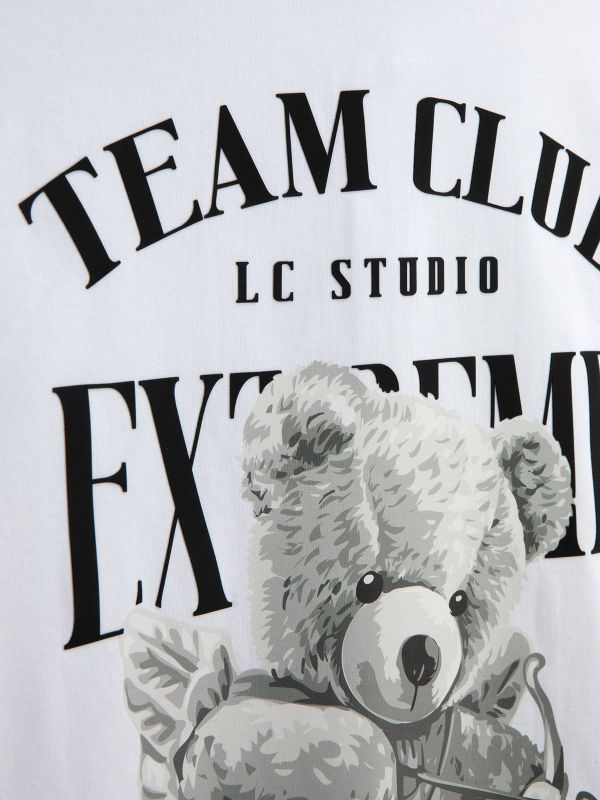 חולצת פולו עם הדפס לילדים