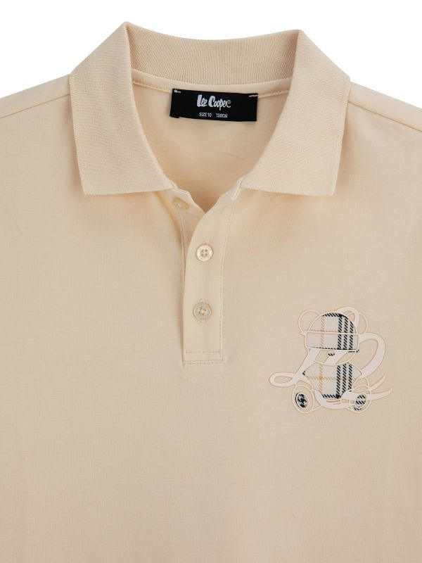 חולצת פולו עם הדפס לילדים