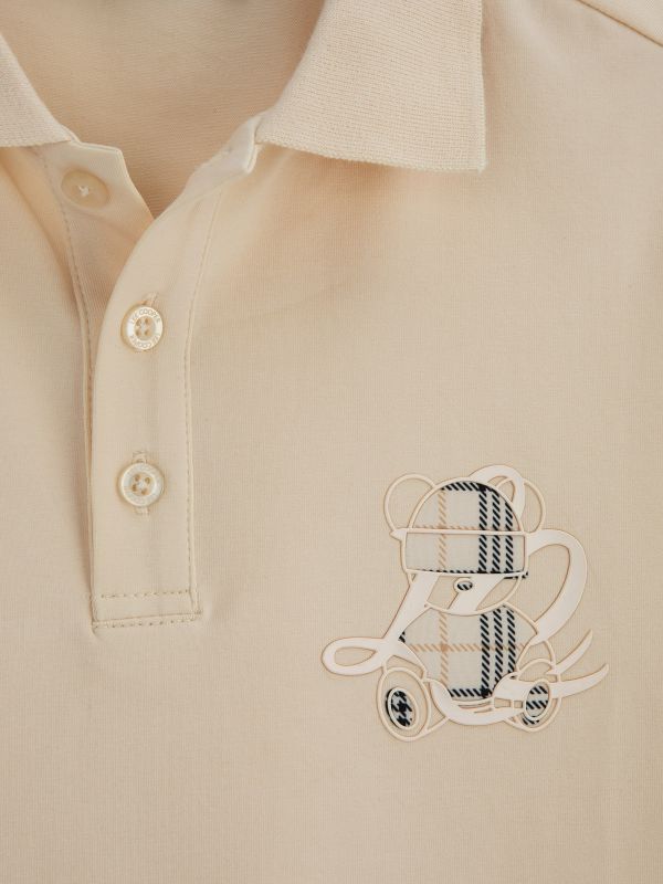 חולצת פולו עם הדפס לילדים